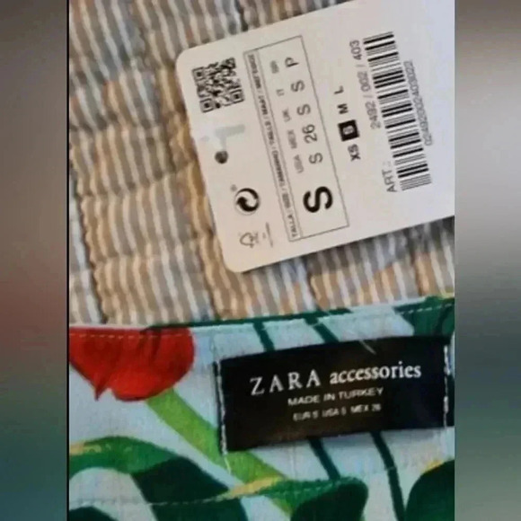 NWT Zara tropical print short - Picture 2 of 5